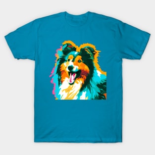 Shetland Sheepdog Pop Art - Dog Lover Gifts T-Shirt